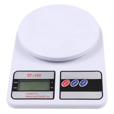 China High Digital Kitchen Scales 10kg/1g and 1kg/0.1g Tray Scale LCD Display Accurate Electronic Food Scales for sale