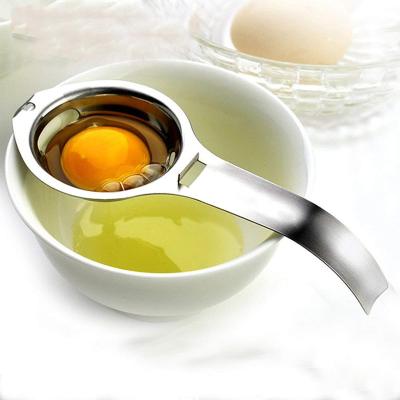 China High End Viable 304 Stainless Steel Egg Separator Egg White Yolk Filter Separator Tool For Cooking Kitchen Instrument for sale