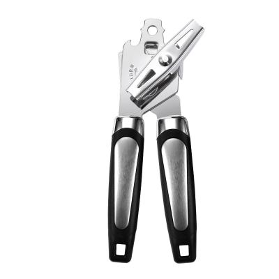 China Three-in-One Stainless Steel Sustainable Can Opener Canned Knife Kitchen Can Opener Multifunctional Powerful Can Opener Tool for sale