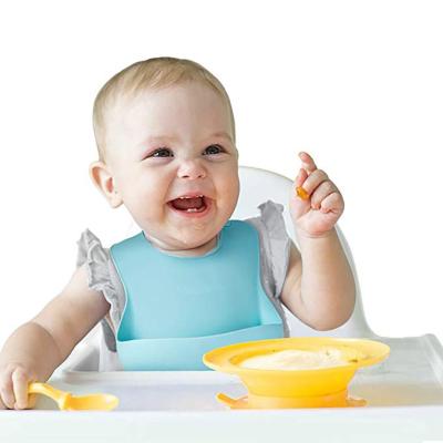 China Factory direct sale viable silicone bibs for babies baby silicon bib for sale