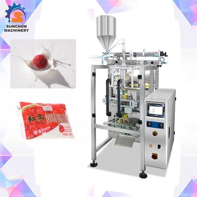 China Automatic liquid vertical beverage packing machine for meat/jam/cheese/yogurt/lotus sauce for sale