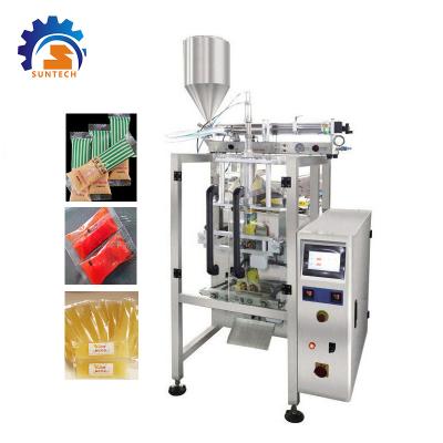 China Automatic Food Peanut Butter Mineral Water Mango Fruit Juice Milk Liquid Pouch Packing Machine for sale