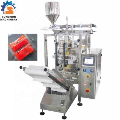 China Liquid Beverage 250ml 500ml Salad Dressing Ketchup Packing Machine Factory for sale