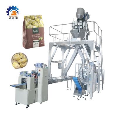 China Automatic vertical food 450g 1kg vegetable baby artichoke hearts filling packing machine for sale