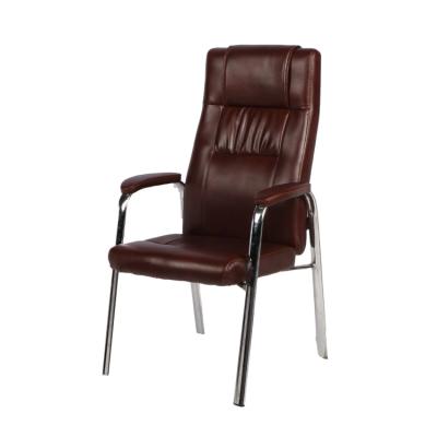 China Comfortable High Quality Home Furniture Metal Arc Leg Dining Chair Back Luxury Curved Leather Dining Chairs for sale