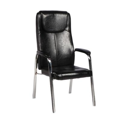 China Wholesale Comfortable Modern Metal Bow Leg Leather Dining Chair for sale