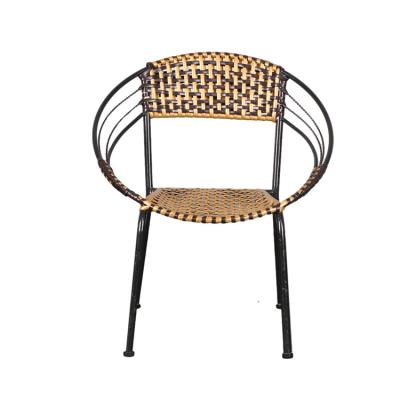 China Outdoor Furniture Aluminum Restaurant Rattan /wicker Anti Aging Dining Chair for sale