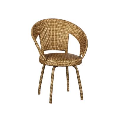 China Hot Selling Nature Restaurant Flower Anti Aging Modern Wicker Rattan Furniture Wicker Chairs for sale