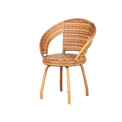 China High Quality Anti Aging Furniture Modern Outdoor Garden Chairs Seating Rattan Yellow Wicker Garden Chairs for sale