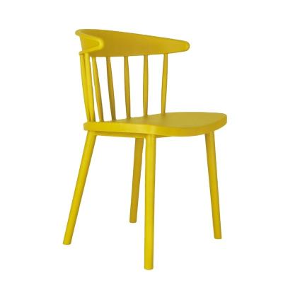 China Overstow Windsor Plastic Chairs Restaurant Cafe Outdoor Windsor Plastic Dining Chair for sale