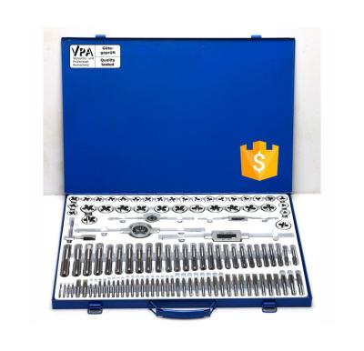 China Alloy steel hss wire cutting and hand tapping tap set gunsmithing tap and die sets hss tap set for sale