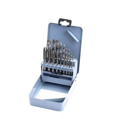 China Wire Twist Drill Bits and Tapping Tap Set for DIY Tools in 18pcs for sale