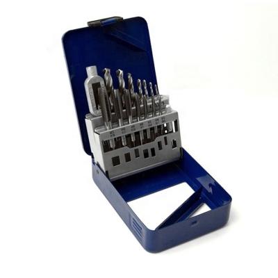 China Household Tool Kit M3-M12 Threading Faucet Repair Thread Tool Set Combination Drill And Tap for sale