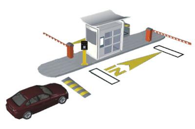 China Sistema do controlador do acesso do estacionamento do centro comercial à venda