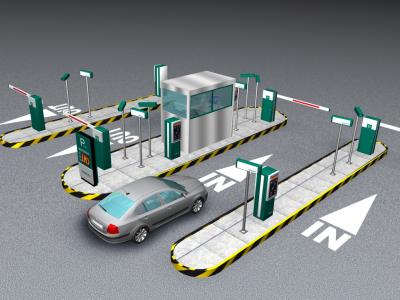 China O sistema automático do estacionamento de veículo do cartão da proximidade com RS485 Carparking loteia a solução à venda