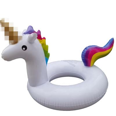 China Smooth inner seam. Comfortable ; Convenient storage. Good Quality Wholesale Customized Unicorn Inflatable Pvc Swimming Floatie Swim Ring for sale