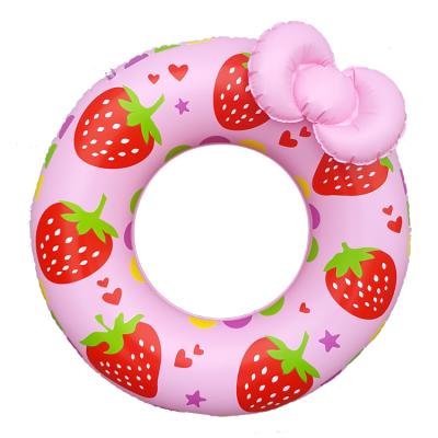 China Smooth inner seam. Comfortable ; Convenient storage. Economic Custom Design Inflatable Water Park Pool Kids Float Swim Ring for sale