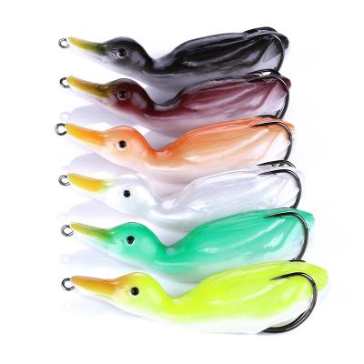 China Fishing Tools NEWUP 10.5cm New Design 18.5g Fishing Soft Lures Simulated Duck Shape Bait for sale