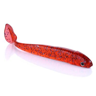 China PESCA Peche Simulation Fishing Tackle Soft Bait Bait High Quality Artificial Soft Tail Lure Fish Emulational Saltwater Lure for sale