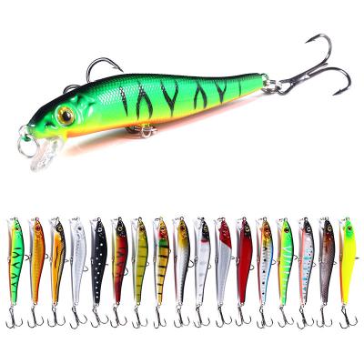 China High Quality Fishing Plastic Minnow 6g 8.5cm Lures 3D Eyes Hard Bait MI137 for sale