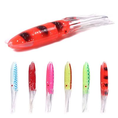 China NEWUP 6pcs/bag High Quality Simulation Silicone Octopus Artificial Fishing Skirts Baits 10cm Soft Fishing Lures 53g for sale