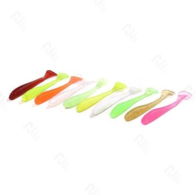 China Artificial Soft Plastic Silicone Lures Vivid Action Fish Bait Swimming Bait Fish Bait 7cm for sale