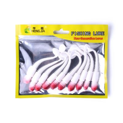 China Newup 10pcs/bag 8.5cm High Quality Soft Bait 3.3g/pc Artificial Soft Lure Fishing Lure for sale