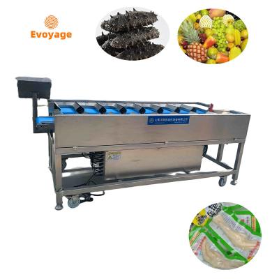 China Snack food factory Combination weight Automatic Chicken Wings fish Weight Sorting Machine for sale