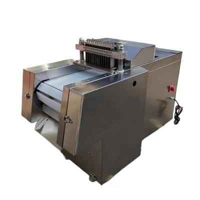 China Meat Processing Equipment Frozen Small Meat Cube Cutter Automatic Chicken  Meat Cutting Blades Beef fish Meat Cutting Machine for sale