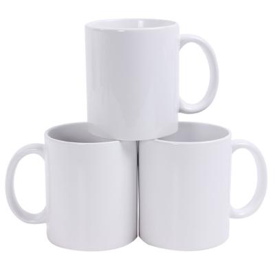 China Viable Good Quality 15oz Blank White Sublimation Customized Wholesale Ceramic Coffee Mug For Sublimation for sale