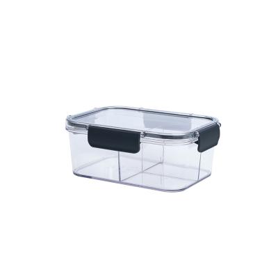 China Freshness Preservation Clear Refrigerator Food Storage Box Kitchen No Leakage Storage Box for sale