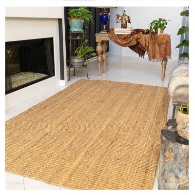 China Cushioned Natural Fiber Collection Jute Handmade Indian Rugs for sale