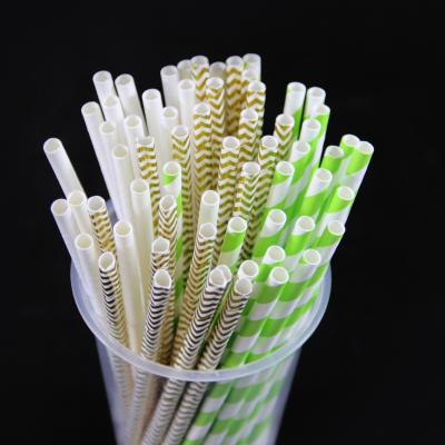 China eco friendly disposable biodegradable lined bamboo drinking paper straws for bar for sale