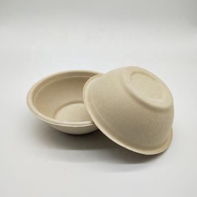 China Disposable Eco Friendly Paper Pulp Bamboo Tableware Container Dishes Bowls for sale