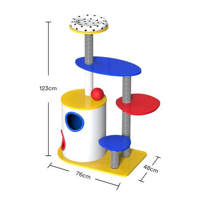 China Interesting Cats Cat Climb Frame Cat Nest for Pet Shop for sale