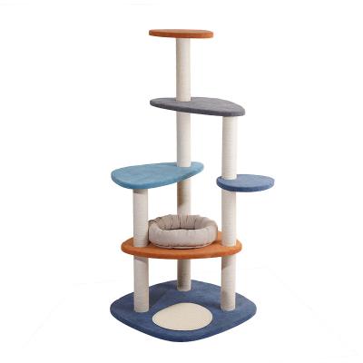 China Leboni Makers Supply Brand New Cat Climbing Frame Kitten Scratching Post For Pet Supply Store for sale