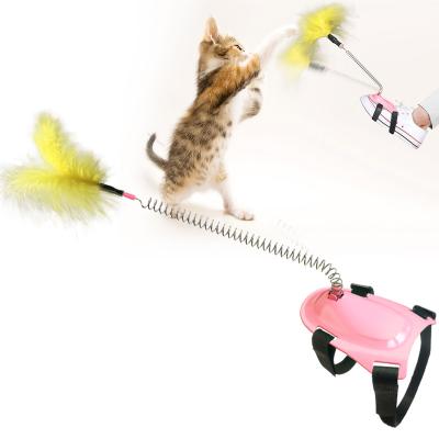 China Cats Cat Toys Interactive Cat Feather Super Cost-effective Durable Wand For Family Expenditure Cat Stick for sale