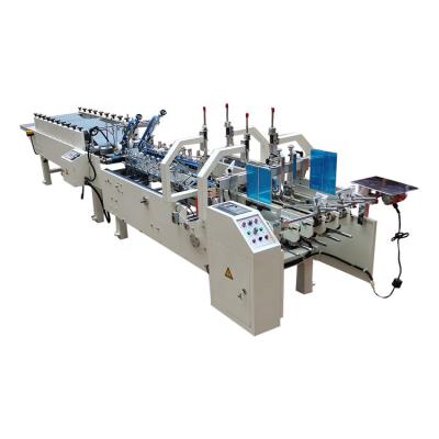 China ZH-800 Food High Productivity Automatic Straight Line Carton Folder Gluer Machine for sale