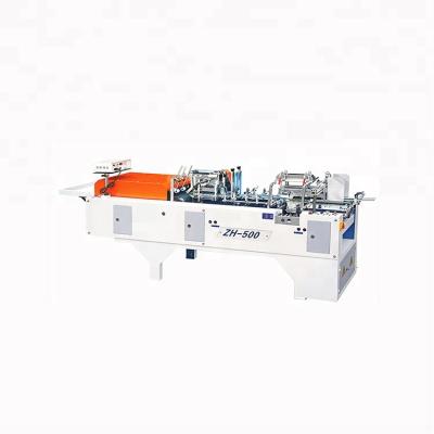 China ZH-500 China Factory Wholesale Mini Automatic Carton Box Folding Food Pasting Machine for sale