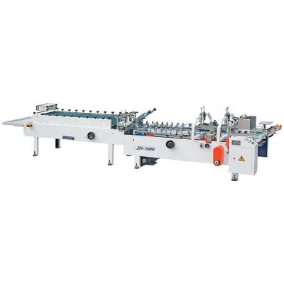 China Wenzhou Manufacturer Supply Zh-1000 Small Carton Folder Gluer Machine Head for sale