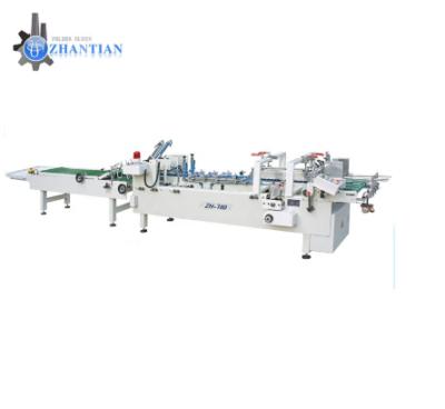 China ZH-780 Automatic Food Folder Gluer CD Boxes Folder Automatic Straight Line Gluer Machine For Sale for sale