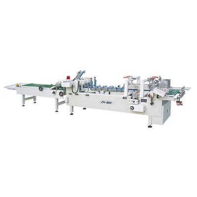 China ZH-980 food in stock high speed automatic straight-line folder gluer duplex gluing machine for sale