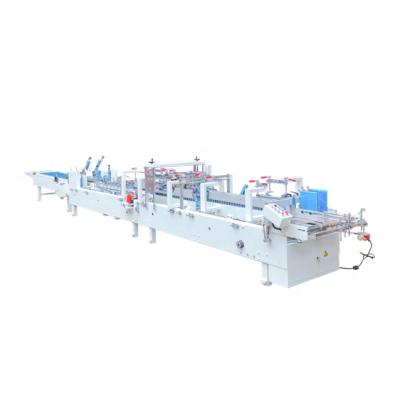 China ZH-780S Automatic Food Lock Box Folder Bottom Corrugated Gluer Machine For Export for sale