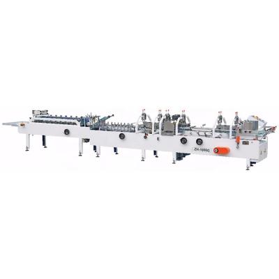 China ZH-1000G Full Automatic Food Crash Lock Bottom Folder Gluer , Paper Bag Folding Gluing Machine for sale