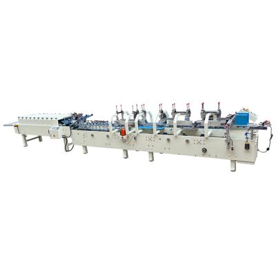 China ZH-900G food corrugated folder gluer machine, bottom lock cardboard folder gluer machine carton box folder glue for sale