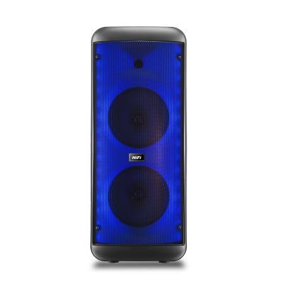 China Wireless Charger for Mobile Phone DJ Flame Light Round Shade Portable Speaker Alexa Wireless Big Bass High Fidelity Audio Speaker for sale