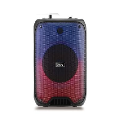 China Wireless Charger for mobile phone alexa blututh portable speaker dance speaker with flame light 10W outdoor party speaker RX-6168 for sale