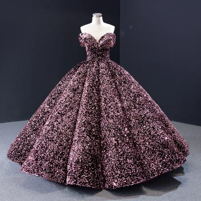 China LOVERS Hat Cap Sleeve Ball Gown Women Evening Dresses Luxury Shiny Anti-Static Evening Dresses Party Dress for sale