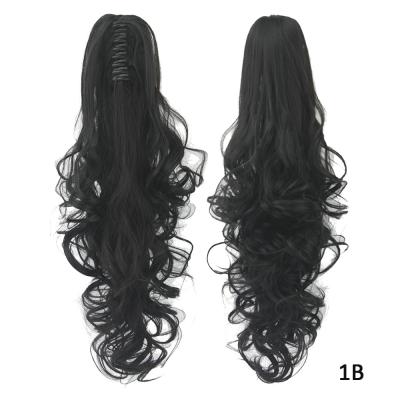 China Long Length Water Wave Deep Wave And Synthetic High Temperature Lace Front Wig Hair Ponytails Wig Silky Straight Women Hair for sale