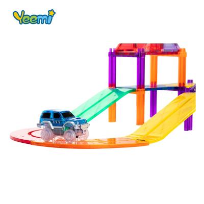 China Holiday Special Sale Building Toy New Design Children's Competitive Creative Magnetic Building Block Track Toy for sale